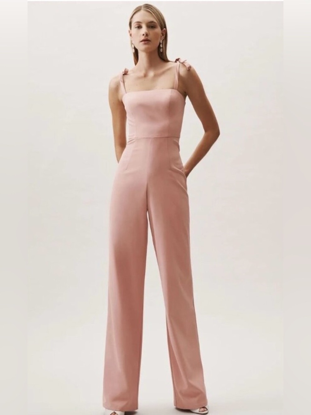 Theia Trinity Blush Jumpsuit